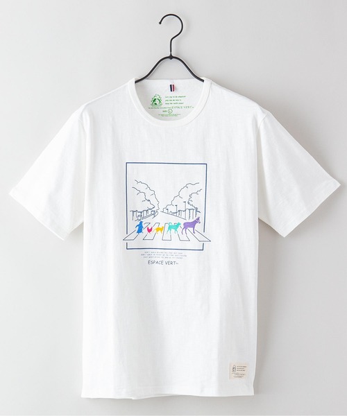 UNIIT（ユニット）の「ESPACE VERT別注  コットン100％ 表面感あるスラブ生地 ペンギンプリントTシャツ（Tシャツ/カットソー・メンズ・その他2/その他3/その他4/その他5/その他6/その他/その他1・X-LARGE/MEDIUM/LARGE）」の17枚目の写真