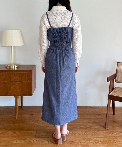 EPIMI E'PIMMY（エピミエピミー）の「マルチキャミワンピース（ワンピース・レディース・ブラック/ベージュ/ネイビー/グリーン系その他・MEDIUM）」の5枚目の写真