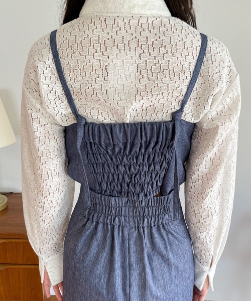 EPIMI E'PIMMY（エピミエピミー）の「マルチキャミワンピース（ワンピース・レディース・ブラック/ベージュ/ネイビー/グリーン系その他・MEDIUM）」の11枚目の写真