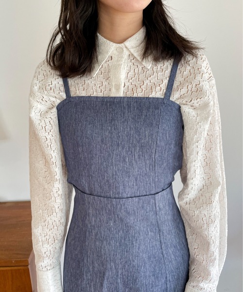 EPIMI E'PIMMY（エピミエピミー）の「マルチキャミワンピース（ワンピース・レディース・ブラック/ベージュ/ネイビー/グリーン系その他・MEDIUM）」の6枚目の写真