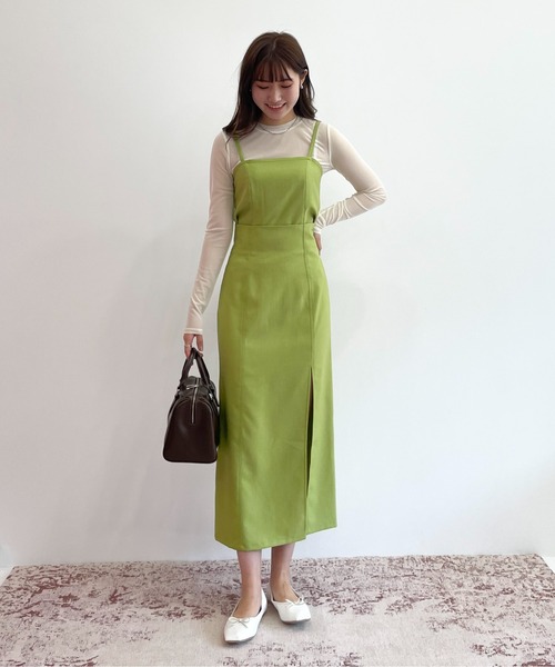 EPIMI E'PIMMY（エピミエピミー）の「マルチキャミワンピース（ワンピース・レディース・ブラック/ベージュ/ネイビー/グリーン系その他・MEDIUM）」の13枚目の写真