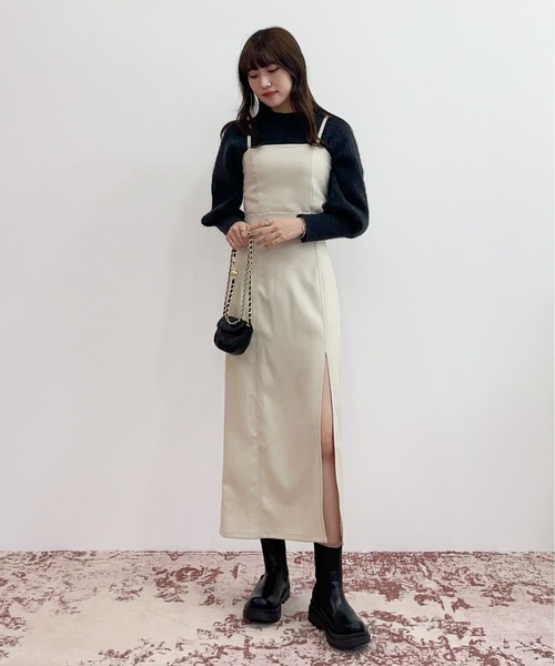 EPIMI E'PIMMY（エピミエピミー）の「マルチキャミワンピース（ワンピース・レディース・ブラック/ベージュ/ネイビー/グリーン系その他・MEDIUM）」の16枚目の写真