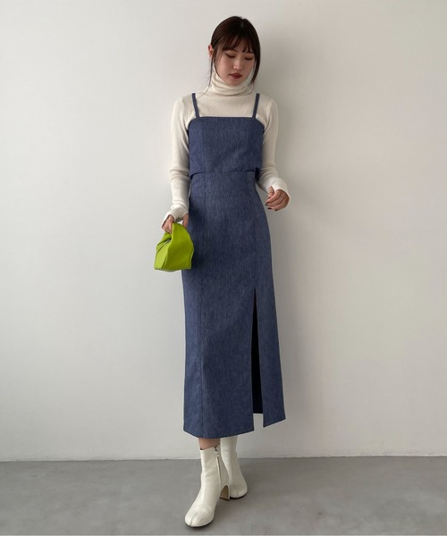 EPIMI E'PIMMY（エピミエピミー）の「マルチキャミワンピース（ワンピース・レディース・ブラック/ベージュ/ネイビー/グリーン系その他・MEDIUM）」の18枚目の写真