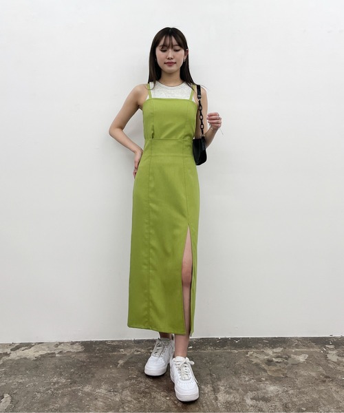 EPIMI E'PIMMY（エピミエピミー）の「マルチキャミワンピース（ワンピース・レディース・ブラック/ベージュ/ネイビー/グリーン系その他・MEDIUM）」の21枚目の写真