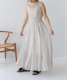 オリジナルフラワーシフォンワンピース
