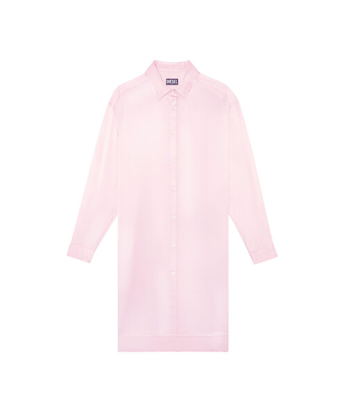 DIESEL（ディーゼル）の「レディース シャツワンピース 長袖 ドレス（ワンピース・レディース・ピンク/ブラック・SMALL/MEDIUM/XX-SMALL/X-SMALL）」の21枚目の写真