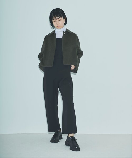 RAY CASSIN（レイカズン）の「スリムフィットサロペット（サロペット/オーバーオール・レディース・ベージュ/ピンク/ブラック・X-SMALL/SMALL）」の2枚目の写真