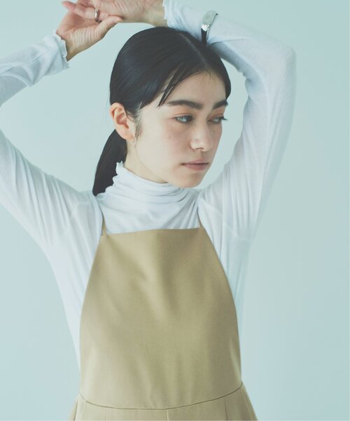 RAY CASSIN（レイカズン）の「スリムフィットサロペット（サロペット/オーバーオール・レディース・ベージュ/ピンク/ブラック・X-SMALL/SMALL）」の15枚目の写真