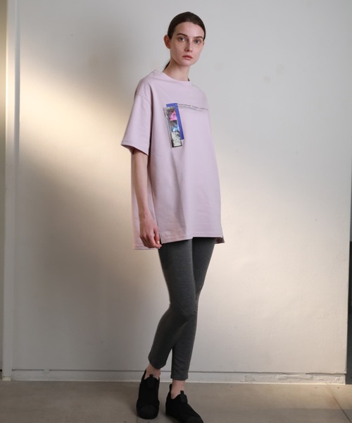 A DEGREE FAHRENHEIT（エーディグリーファーレンハイ）の「【ユニセックス商品】 ROCK・lmlオーバーサイズT（Tシャツ/カットソー・メンズ・ホワイト/ブラック/ラベンダー・MEDIUM/LARGE/FREE）」の15枚目の写真