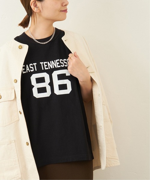 Champion(チャンピオン)の「別注【CHAMPION/チャンピオン】 REVERSE WEAVE S/S TEE SMU:Tシャツ(Tシャツ/カットソー・レディース・ブラック/グレー/グリーン/ネイビー・MEDIUM)」の21枚目の写真