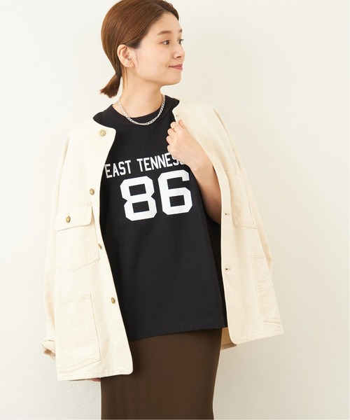 Champion(チャンピオン)の「別注【CHAMPION/チャンピオン】 REVERSE WEAVE S/S TEE SMU:Tシャツ(Tシャツ/カットソー・レディース・ブラック/グレー/グリーン/ネイビー・MEDIUM)」の11枚目の写真