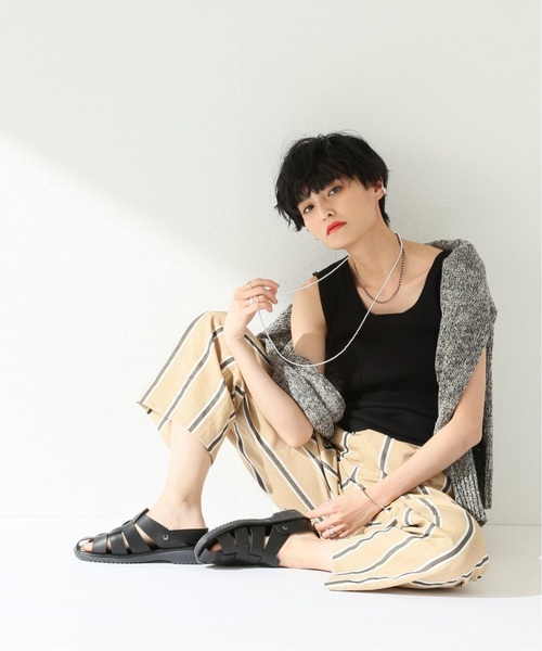 JOURNAL STANDARD relume(ジャーナルスタンダード レリューム)の「《追加》Vis/Pリブタンク(タンクトップ・レディース・ホワイト/ベージュ/ブラウン/ブラック・FREE)」の14枚目の写真