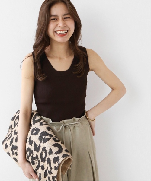 JOURNAL STANDARD relume(ジャーナルスタンダード レリューム)の「《追加》Vis/Pリブタンク(タンクトップ・レディース・ホワイト/ベージュ/ブラウン/ブラック・FREE)」の21枚目の写真