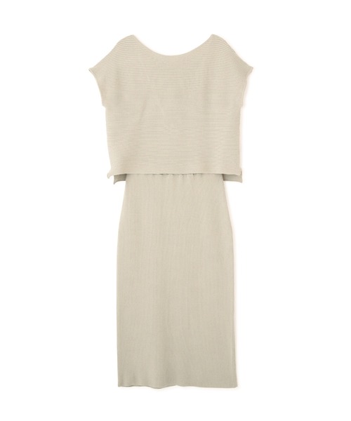 PROPORTION BODY DRESSING（プロポーションボディドレッシング）の「レイヤードニットワンピース / 1212140903（ワンピース・レディース・パープル/ブラウン/ライトグリーン・SMALL/MEDIUM）」の22枚目の写真