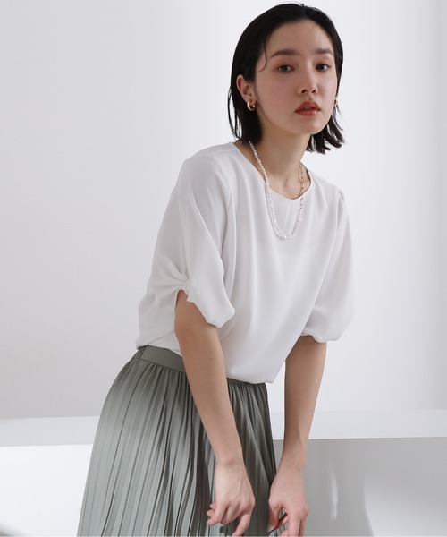 ツイストスリーブブラウス シャツ ブラウス Natural Beauty Basic ナチュラルビューティーベーシック のファッション通販 Zozotown