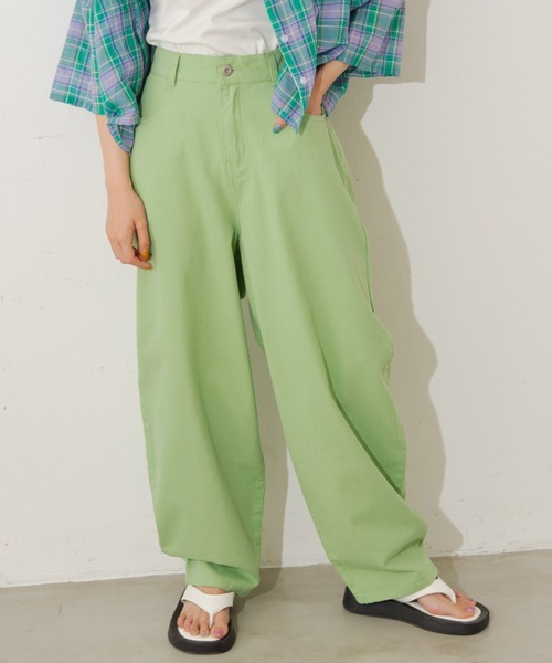 MERLOT（メルロー）の「カラーバルーンパンツ（その他パンツ・レディース・ピンク/ライトグリーン/ナチュラル・FREE）」の14枚目の写真