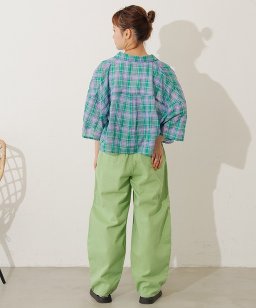MERLOT（メルロー）の「カラーバルーンパンツ（その他パンツ・レディース・ピンク/ライトグリーン/ナチュラル・FREE）」の20枚目の写真