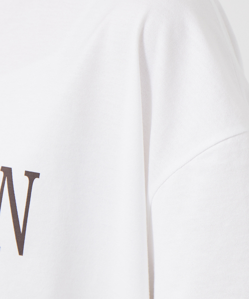 Rouge vif Anna（ルージュヴィフアンナ）の「CHGNON　ロゴターンバッグＴ（Tシャツ/カットソー・レディース・ダークブラウン/グリーン・フリー）」の14枚目の写真