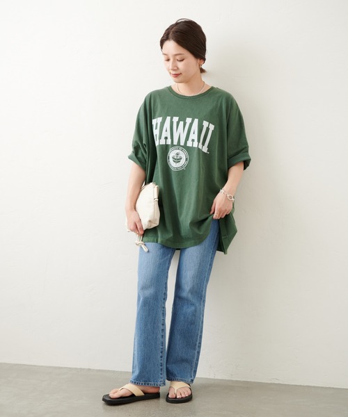 ジャーナルスタンダード　カレッジロゴビッグTシャツ　新品タグ付き 追加2》カレッジロゴビッグTシャツ（Tシャツ/カットソー