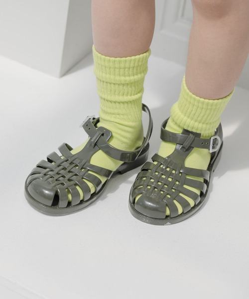 LOWRYS FARM（ローリーズファーム）の「Ｍｅｄｕｓｅサンダル　259292（サンダル・キッズ・ベージュ/グリーン/カーキ/オレンジ/クリア・19cm/20cm/21cm）」の3枚目の写真