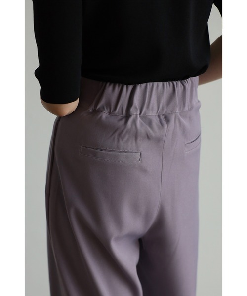 Bonjour Sagan（ボンジュールサガン）の「ツータックロールアップパンツ（スラックス・レディース・ベージュ/パープル/オレンジ・FREE）」の22枚目の写真