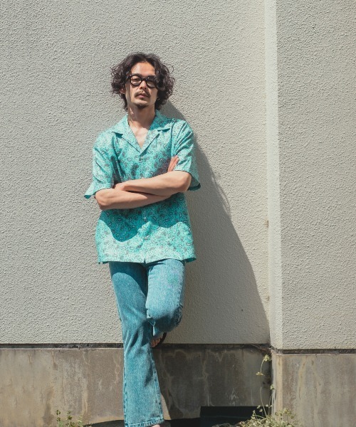 improves(インプローブス)の「【improves】梨地 総柄 オープンカラー 半袖シャツ(シャツ/ブラウス・メンズ・キャメル/ターコイズブルー/チャコール/ホワイト/オレンジ・X-LARGE/MEDIUM/LARGE)」の21枚目の写真