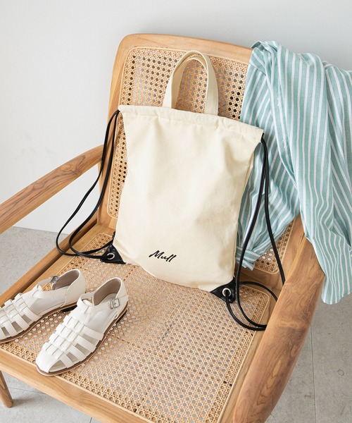 rectangle（レクタングル）の「2WAYキャンバスナップサック/トートバッグ（トートバッグ・レディース・アイボリー・FREE）」の14枚目の写真