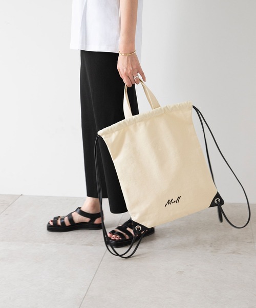rectangle（レクタングル）の「2WAYキャンバスナップサック/トートバッグ（トートバッグ・レディース・アイボリー・FREE）」の8枚目の写真