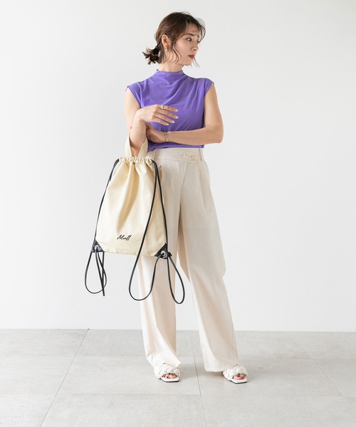 rectangle（レクタングル）の「2WAYキャンバスナップサック/トートバッグ（トートバッグ・レディース・アイボリー・FREE）」の12枚目の写真