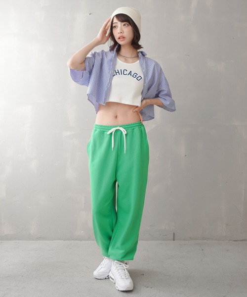 SPINNS（スピンズ）の「アソート ショート丈 半袖シャツ（シャツ/ブラウス・レディース・ホワイト/ピンク/オレンジ/ブルー/ミント/ブラック系その他/ブルー系その他/レッド系その他/チャコール・ONESIZE）」の20枚目の写真