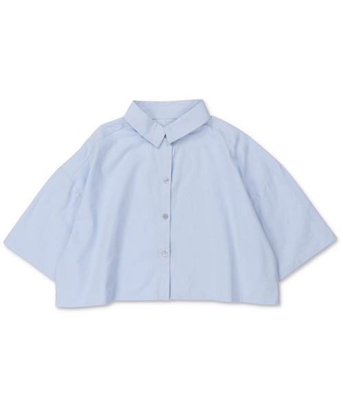 SPINNS（スピンズ）の「アソート ショート丈 半袖シャツ（シャツ/ブラウス・レディース・ホワイト/ピンク/オレンジ/ブルー/ミント/ブラック系その他/ブルー系その他/レッド系その他/チャコール・ONESIZE）」の13枚目の写真