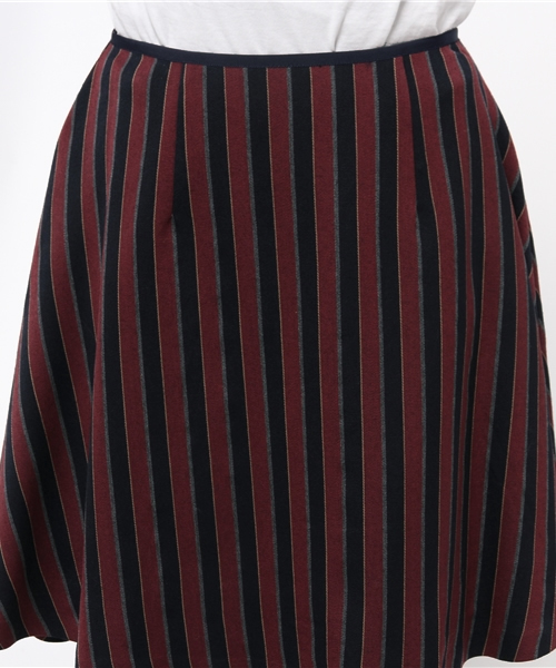 LOUNGEDRESS（ラウンジドレス）の「レジメンカラースカート（スカート・レディース・ボルドー・1/0）」の5枚目の写真