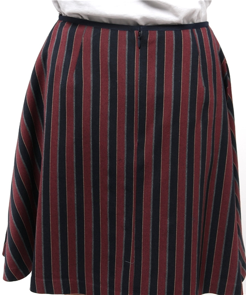 LOUNGEDRESS（ラウンジドレス）の「レジメンカラースカート（スカート・レディース・ボルドー・1/0）」の6枚目の写真