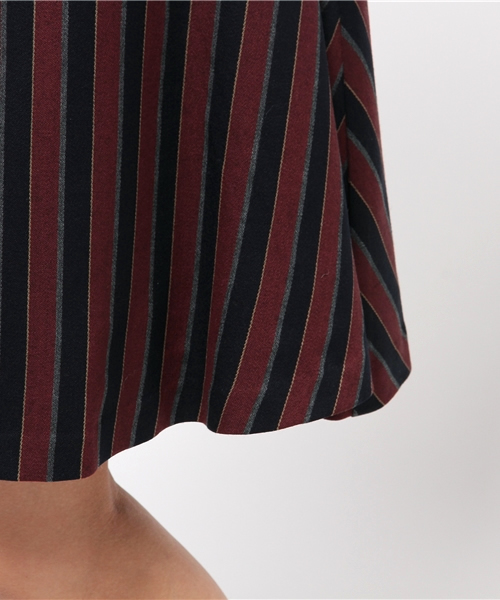 LOUNGEDRESS（ラウンジドレス）の「レジメンカラースカート（スカート・レディース・ボルドー・1/0）」の7枚目の写真