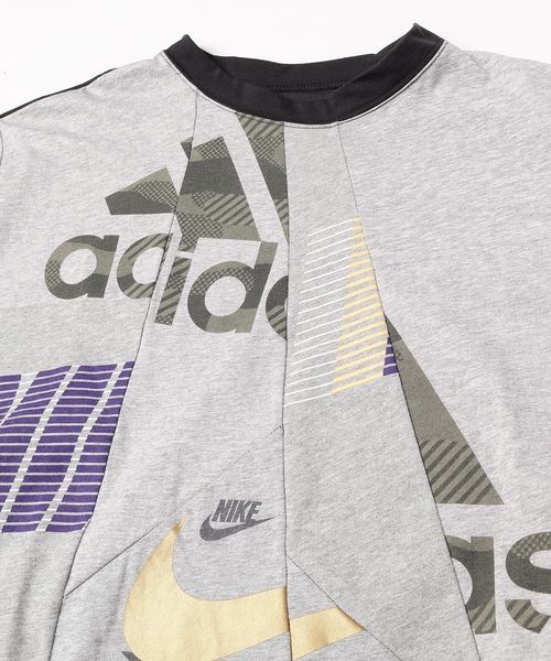 YEAH RIGHT!!(イェーライト)の「CUT AND CONNECTED T(Tシャツ/カットソー・メンズ・カラフル/ブラック系その他/グレー系その他・2)」の7枚目の写真