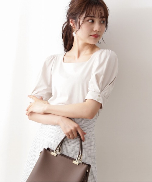 PROPORTION BODY DRESSING（プロポーションボディドレッシング）の「タックパフカットソー / 1212260700（Tシャツ/カットソー・レディース・ブラック/イエロー/オフホワイト・FREE）」の2枚目の写真