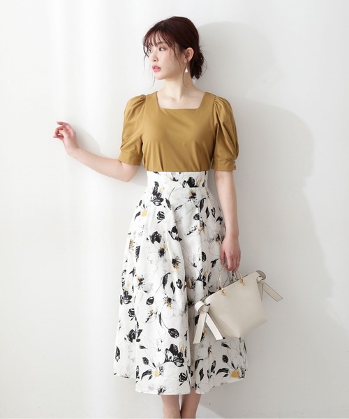 PROPORTION BODY DRESSING（プロポーションボディドレッシング）の「タックパフカットソー / 1212260700（Tシャツ/カットソー・レディース・ブラック/イエロー/オフホワイト・FREE）」の13枚目の写真