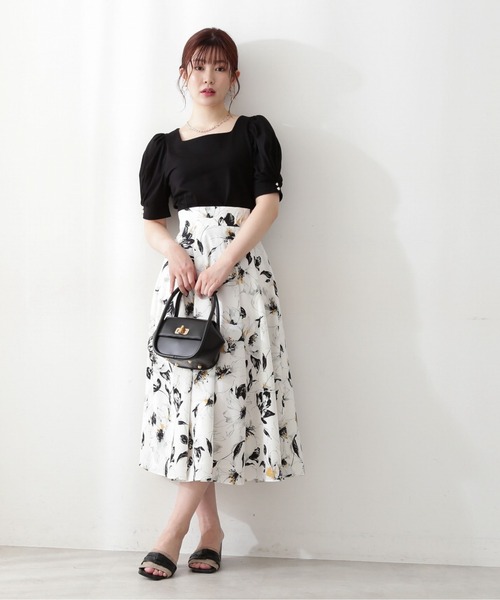 PROPORTION BODY DRESSING（プロポーションボディドレッシング）の「タックパフカットソー / 1212260700（Tシャツ/カットソー・レディース・ブラック/イエロー/オフホワイト・FREE）」の10枚目の写真