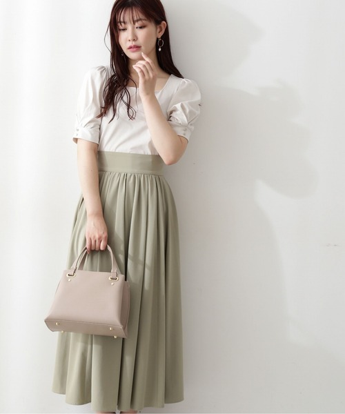 PROPORTION BODY DRESSING（プロポーションボディドレッシング）の「タックパフカットソー / 1212260700（Tシャツ/カットソー・レディース・ブラック/イエロー/オフホワイト・FREE）」の8枚目の写真