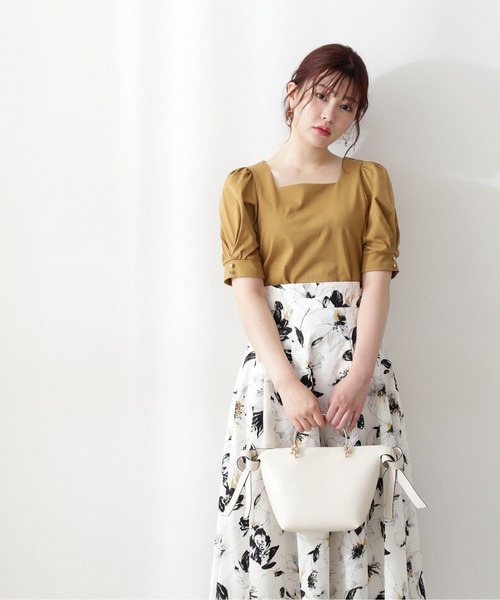 PROPORTION BODY DRESSING（プロポーションボディドレッシング）の「タックパフカットソー / 1212260700（Tシャツ/カットソー・レディース・ブラック/イエロー/オフホワイト・FREE）」の14枚目の写真