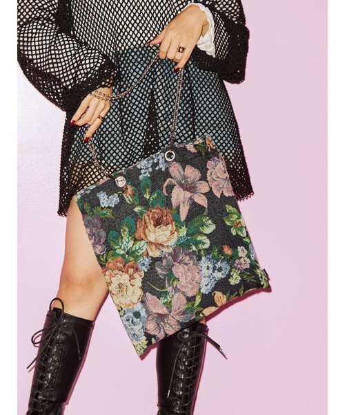 jouetie（ジュエティ）の「jouetieゴブラントート（トートバッグ・レディース・アイボリー/ブラック/ブルー・FREE）」の20枚目の写真