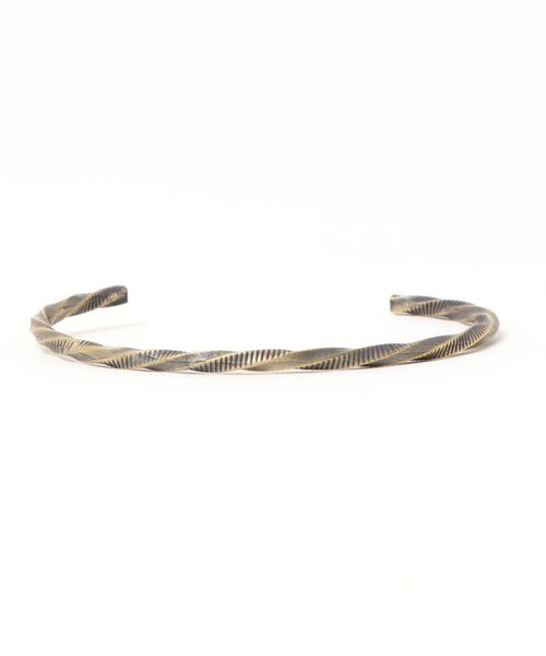 THEFT（セフト）の「THEFT セフト / LINE TWIST BANGLE ラインツイストバングル ブレスレット / TBG-22-04（バングル/リストバンド・メンズ・ゴールド・FREE）」の7枚目の写真