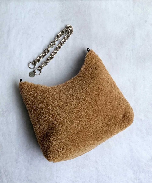 ASH（アッシュ）の「【FLO】ファーハンドバッグ（ハンドバッグ・レディース・ブラウン・ONE SIZE）」の4枚目の写真