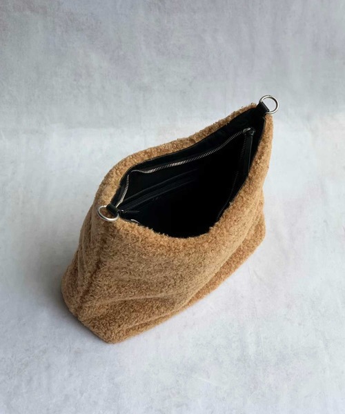 ASH（アッシュ）の「【FLO】ファーハンドバッグ（ハンドバッグ・レディース・ブラウン・ONE SIZE）」の5枚目の写真