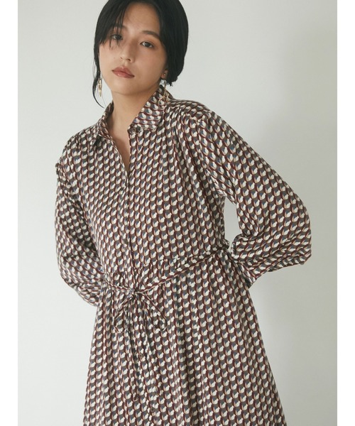 armonia（アルモニーア）の「armonia.レトロ柄リラックスワンピース（ワンピース・レディース・バーガンディー/ブラック/ネイビー・FREE）」の21枚目の写真