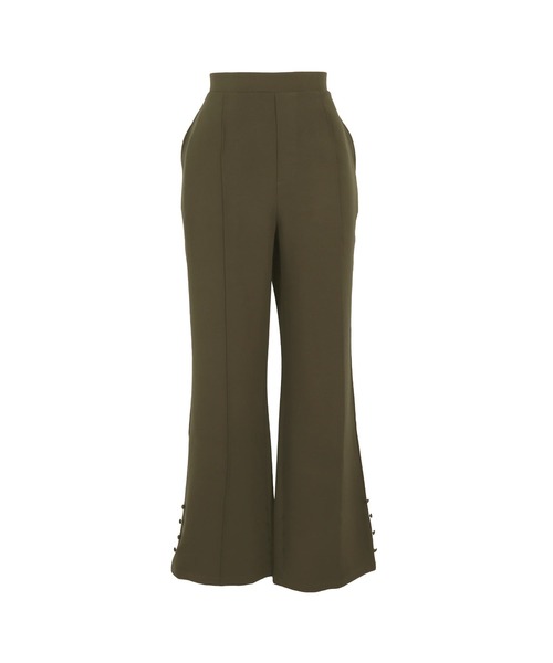 KOBE LETTUCE（コウベレタス）の「テーパードorワイド3wayボタンパンツ[M3753]（その他パンツ・レディース・ブラック/カーキ/グレイッシュベージュ・FREE）」の12枚目の写真