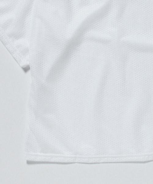 BEAMS BOY(ビームスボーイ)の「AUGUSTA SPORTSWEAR / メッシュ トップス(Tシャツ/カットソー・レディース・ホワイト/ネイビー・ONE SIZE)」の6枚目の写真