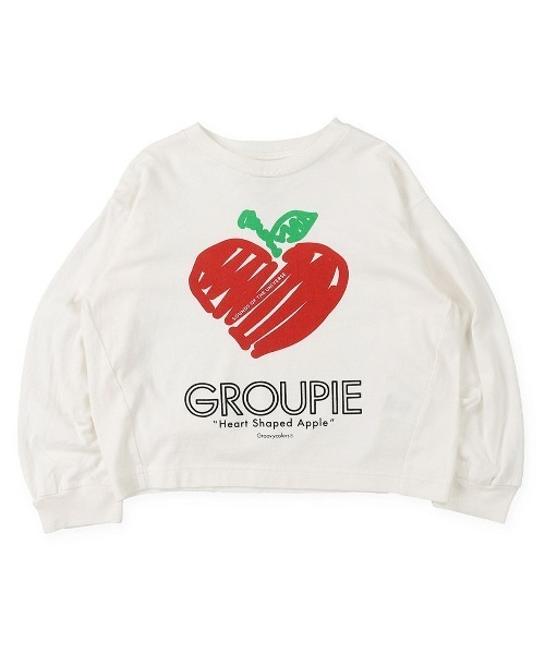 GROOVY COLORS(グルービーカラーズ)の「天竺 HSA マンドゥ 長袖 Tシャツ(Tシャツ/カットソー・キッズ・ホワイト/チャコールグレー/ライトカーキ・100/110/120)」の21枚目の写真