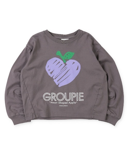 GROOVY COLORS(グルービーカラーズ)の「天竺 HSA マンドゥ 長袖 Tシャツ(Tシャツ/カットソー・キッズ・ホワイト/チャコールグレー/ライトカーキ・100/110/120)」の20枚目の写真