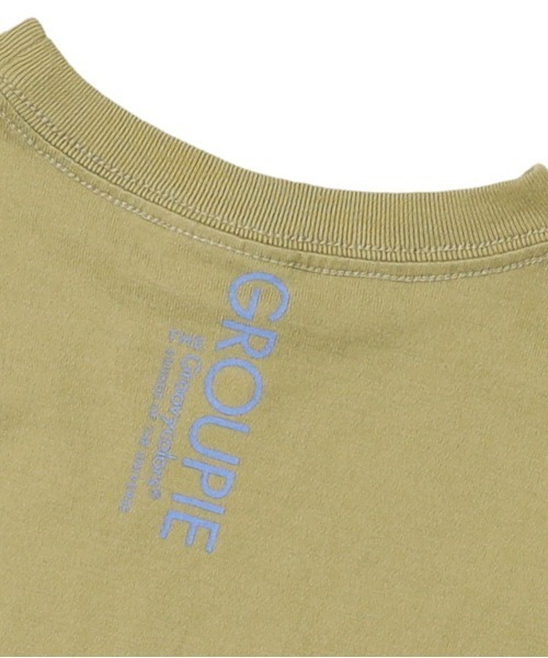 GROOVY COLORS(グルービーカラーズ)の「天竺 HSA マンドゥ 長袖 Tシャツ(Tシャツ/カットソー・キッズ・ホワイト/チャコールグレー/ライトカーキ・100/110/120)」の12枚目の写真